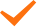 Orange Checkmark for Responsive design of email newsletter